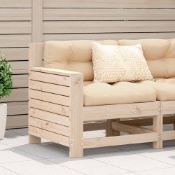 Sonata H Градински диван с подлакътник, 69x62x70,5 см, бор масив - Unelte și accesorii de grădină