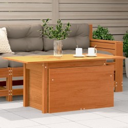 Sonata H Градинска маса, восъчнокафяв, 100x50x75 см, борово дърво масив - Unelte și accesorii de grădină