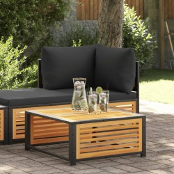 Sonata H Градинска маса 68x68x30 см масивна акация - Unelte și accesorii de grădină
