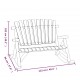 Sonata H 2-местна градинска пейка люлка 123x96x102 см масивен смърч