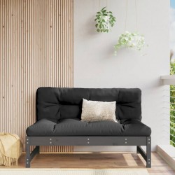 Sonata H Среден диван, сив, 120x80 см, борово дърво масив - Unelte și accesorii de grădină