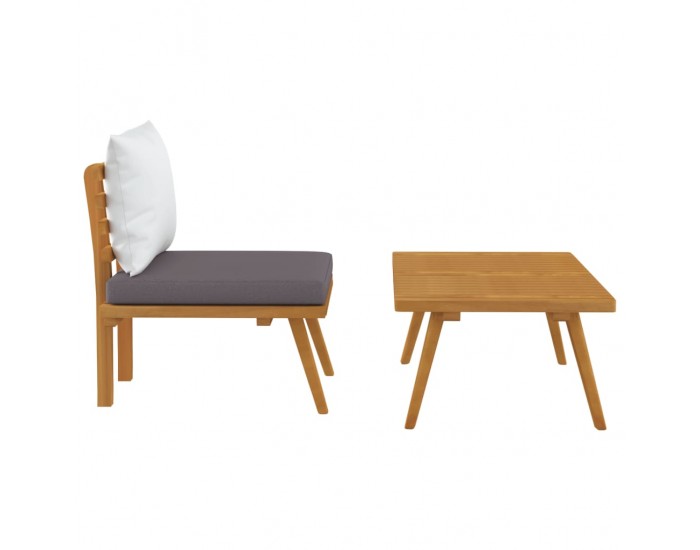 Sonata H Градински комплект с възглавници, 2 части, акациево дърво масив