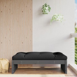 Sonata H Градинска табуретка, сива, 120x80 см, борова дървесина масив - Unelte și accesorii de grădină