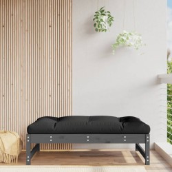 Sonata H Градинска табуретка, сива, 120x80 см, борова дървесина масив - Unelte și accesorii de grădină