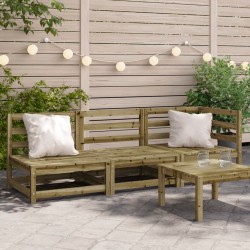 Sonata H Градински диван, 3-местен, импрегниран бор - Unelte și accesorii de grădină