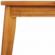 Sonata H Градинска трапезна маса 100x55x45 см масивна акация