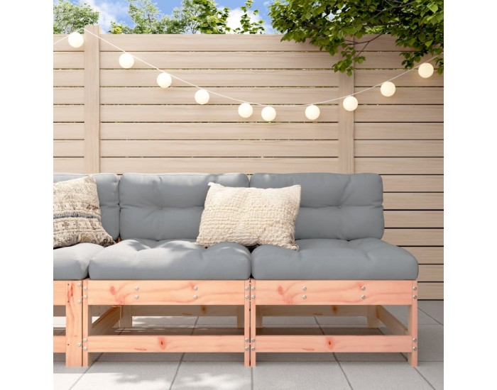 Sonata H Средни дивани с възглавници, 2 бр, дугласко дърво масив