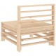 Sonata H Градински среден диван, бор масив