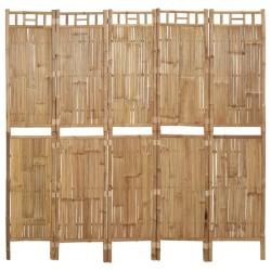 Sonata H Параван за стая, 5 панела, бамбук, 200x180 см - Electrocasnice și accesorii pentru living