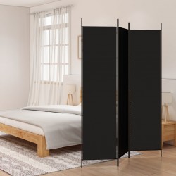 Sonata H Параван за стая, 3 панела, черен, 150x200 см, плат - Electrocasnice și accesorii pentru living