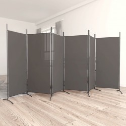 Sonata H Параван за стая, 6 панела, антрацит, 520x180 cм, текстил - Electrocasnice și accesorii pentru living