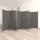Sonata H Параван за стая, 6 панела, антрацит, 520x180 cм, текстил