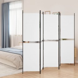 Sonata H Параван за стая, 5 панела, бял, 250x180 см, текстил - Electrocasnice și accesorii pentru living