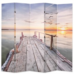 Sonata H Сгъваем параван за стая, 200x170 см, езеро - Electrocasnice și accesorii pentru living