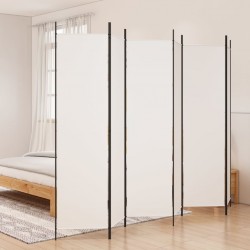 Sonata H Параван за стая, 6 панела, бял, 300x200 см, текстил - Electrocasnice și accesorii pentru living