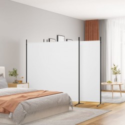 Sonata H Параван за стая, бял, 4 панела, 698x180 см, плат - Electrocasnice și accesorii pentru living