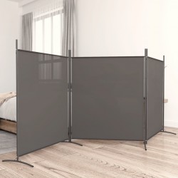Sonata H Параван за стая, 3 панела, антрацит, 525x180 cм, текстил - Electrocasnice și accesorii pentru living