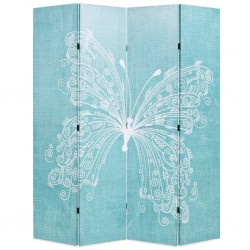 Sonata H Сгъваем параван за стая, 160x170 см, пеперуда, син - Electrocasnice și accesorii pentru living