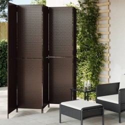 Sonata H Параван за стая, 5 панела, бежов, полиратан - Electrocasnice și accesorii pentru living
