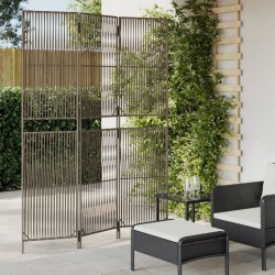Sonata H Параван за стая, 3 панела, сив, полиратан - Electrocasnice și accesorii pentru living