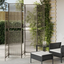 Sonata H Параван за стая, 6 панела, сив, полиратан - Electrocasnice și accesorii pentru living