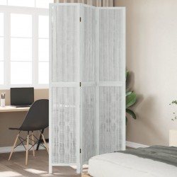 Sonata H Разделител за стая, 3 панела, бял, дърво пауловния масив - Electrocasnice și accesorii pentru living