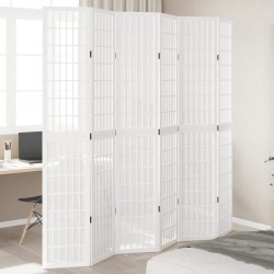 Sonata H Разделител за стая, 6 панела, бял, дърво пауловния масив - Electrocasnice și accesorii pentru living