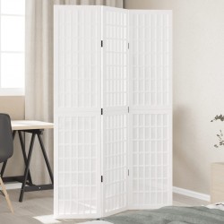 Sonata H Разделител за стая, 3 панела, бял, дърво пауловния масив - Electrocasnice și accesorii pentru living