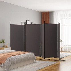 Sonata H Параван за стая, 6 панела, кафяв, 520x180 см, плат - Electrocasnice și accesorii pentru living