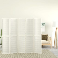 Sonata H Параван за стая, 5 панела, в японски стил, 200x170 cм, бял - Electrocasnice și accesorii pentru living