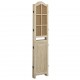Sonata H Параван за стая, 4 панела, кафяв, 140x165 см, плат