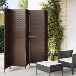 Sonata H Параван за стая, 5 панела, бежов, полиратан - Electrocasnice și accesorii pentru living