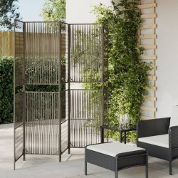 Sonata H Параван за стая, 5 панела, сив, полиратан - Electrocasnice și accesorii pentru living