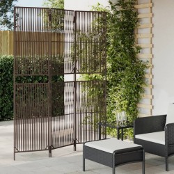 Sonata H Параван за стая, 3 панела, кафяв, полиратан - Electrocasnice și accesorii pentru living