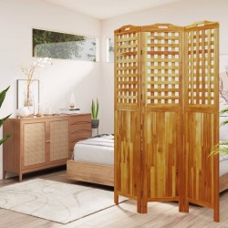 Sonata H Параван за стая, 3 панела, 121,5x2x180 cм, акациево дърво масив - Electrocasnice și accesorii pentru living