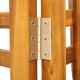 Sonata H Параван за стая, 3 панела, 121x2x170 cм, акациево дърво масив