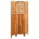 Sonata H Параван за стая, 3 панела, 121x2x170 cм, акациево дърво масив