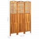 Sonata H Параван за стая, 3 панела, 121x2x170 cм, акациево дърво масив