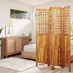 Sonata H Параван за стая, 4 панела, 162x2x180 cм, акациево дърво масив - Electrocasnice și accesorii pentru living