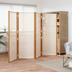 Sonata H Параван за стая, 4 панела, кремавобял, 280x180 cм - Electrocasnice și accesorii pentru living