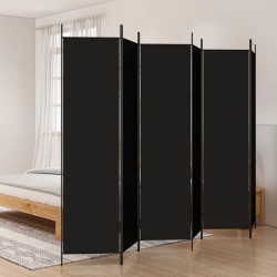 Sonata H Параван за стая, 6 панела, черен, 300x200 cм, плат - Electrocasnice și accesorii pentru living