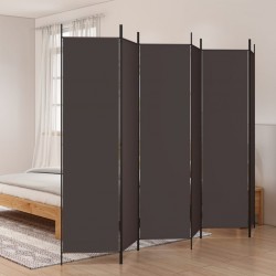 Sonata H Параван за стая, 6 панела, кафяв, 300x200 см, плат - Electrocasnice și accesorii pentru living