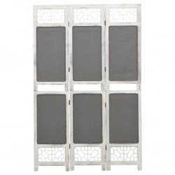 Sonata H Параван за стая, 3 панела, сив, 105x165 cм, текстил - Electrocasnice și accesorii pentru living
