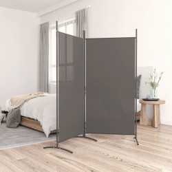 Sonata H Параван за стая, 2 панела, антрацит, 175x180 cм, текстил - Electrocasnice și accesorii pentru living