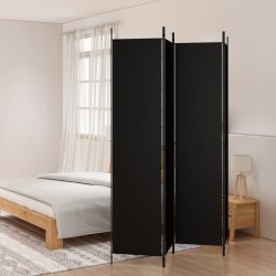 Sonata H Параван за стая, 4 панела, черен, 200x220 cм, плат - Electrocasnice și accesorii pentru living