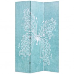 Sonata H Сгъваем параван за стая, 120x170 см, пеперуда, син - Electrocasnice și accesorii pentru living