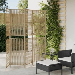 Sonata H Параван за стая, 4 панела, бежов, полиратан - Electrocasnice și accesorii pentru living