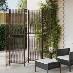 Sonata H Параван за стая, 6 панела, кафяв, полиратан - Electrocasnice și accesorii pentru living