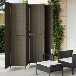 Sonata H Параван за стая, 6 панела, сив, полиратан - Electrocasnice și accesorii pentru living