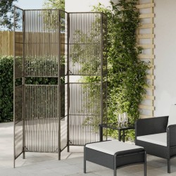 Sonata H Параван за стая, 5 панела, сив, полиратан - Electrocasnice și accesorii pentru living